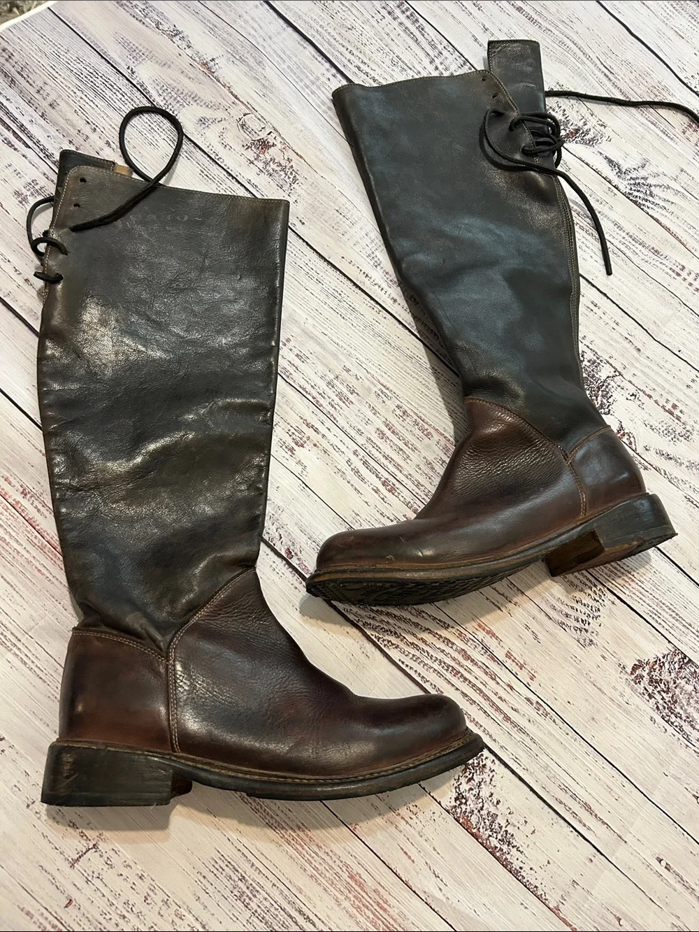 Bed Stu Manchester Classic Tall Leather Riding Boots